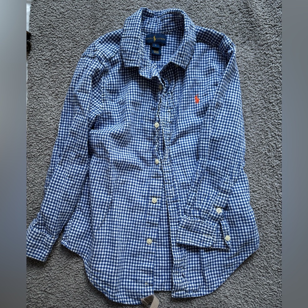 Ralph Lauren Boys Button Down, Size 6